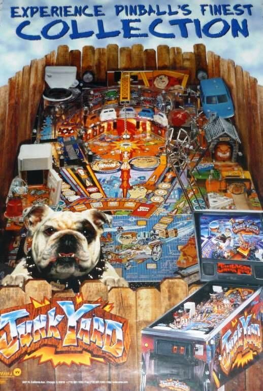 A Williams promotional poster for Junk Yard.